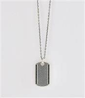 Collana Mabina Uomo Collana In Argento E Zirconi in Argento Zircone 553436 - 553436